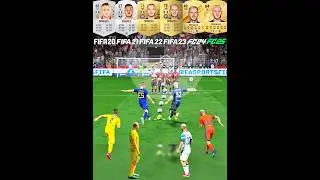 Dimarco Free Kicks Evolution From FIFA 20 To EA FC 25 #freekickgoals #federicodimarco #fc25