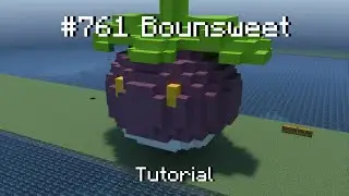 How to build a Pok&eacute;mon Bounsweet statue in minecraft (Tutorial)