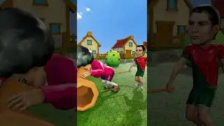 Ronaldo Messi Scary Teacher funny Nailing#funny #familyfun #animation #scaryteacher3d