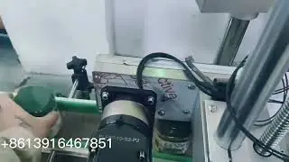 Automatic square bottle single label 4 side labeling machine