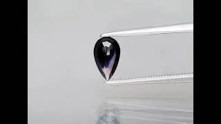 Сапфир полихромный сине-фиолетовый 0,82 карата груша 8х5 ммС на www.nvovkjewelry.com.ua #Shorts