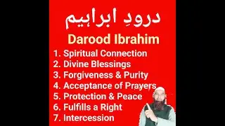 The daily recitation of Darood ibrahim : Cultivation of the inner peace 