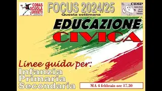 Educazione civica: linee guida