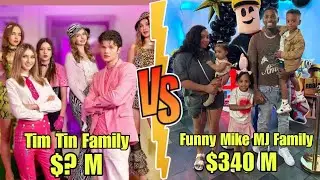 Tim Tin Members vs MJ (Funny Mike) Family NetWorth Comparison 2025 | Who is Richest?