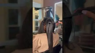 Luxury Press 🤎✨ #silkpress #naturalhair #silkystraight#silkystraight  #longhair #hairstyle