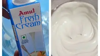 Fresh cream to wipping cream