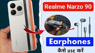 How to Connect Wired Headphones in Realme Narzo 90 5G ⚡ Earphone Jack Setting (Hindi)
