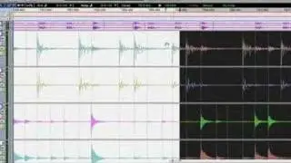 Pro Tools&reg;  7.4 - Multi-track Drum Editing