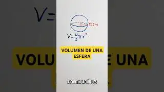 ✅️EL TRUCO PARA calcular el VOLUMEN DE UNA ESFERA✅️