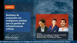 Detecci&oacute;n de subsidencia y desplazamiento en infraestructura - Grabaci&oacute;n del Webinar
