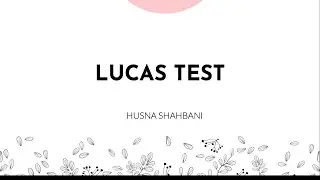 Lucas Test