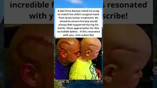❤️ Kansas Dad Gets Tattoo to Match His Son&rsquo;s Brain Surgery Scar
