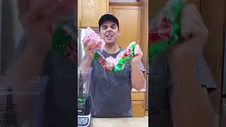 How to make Sour candy smoothie? #shorts