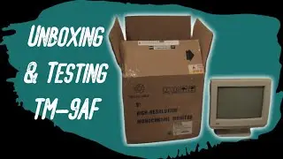 Unboxing & Testing The Wincor Nixdorf TM-9AF CRT Monitor!