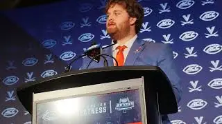 Virginia Cavaliers OL Noah Josey 2025 ACC Kickoff Media Day