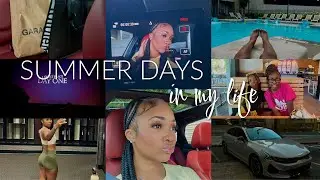 summer vlog : shopping, pool, movies, sister day, dates & gym