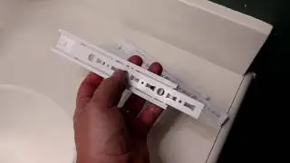 Completely waterproof 3D-printed drawer slides/linear rails