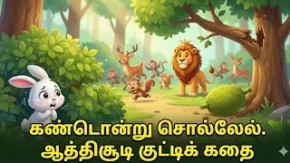 கண்டொன்று சொல்லேல் | Moral Story inTamil | முயலும் முட்டாள்தனமான பொய்யும் | ஆத்திசூடி குட்டிக் கதை.