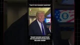 #FirstpostNews: Трамп уклоняется от вопросов о планах на День святого Валентина с Меланией Трамп ...