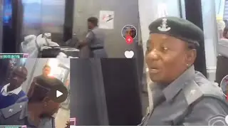 CUSTOM OFFICER CAUGHT ON CAMERA DEMANDING #5000 BRIBE AT LAGOS AIRPORT