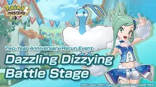 [Pokemon Masters EX] LANDSCAPE PLAY | 2-Year Anniversary Rerun | Dazzling Dizzying Battle Stage