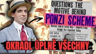 Kr&aacute;l v&scaron;ech podvodn&iacute;ků | Charles Ponzi | Pen&iacute;ze, sliby a p&aacute;d
