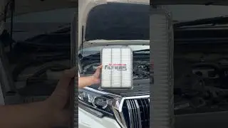 Toyota Prado Air Filter Replacement #airfilterreplacement  #supremefilterspk #foryou  #carfilter