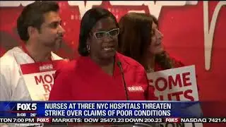 FOX 5 - NYSNA Nurses Authorize Strike