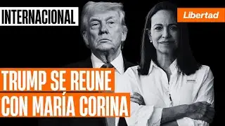 Trump comer&aacute; hoy en privado con Mar&aacute; Corina Machado