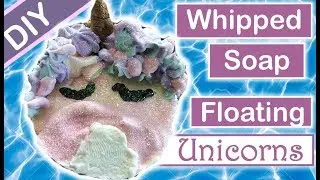DIY Unicorn 🦄 Make Fluffy Floating Whipped Soap : Crafts You Can Make At Home