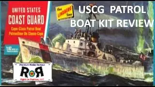 USCG Cape Class Patrol Boat 1:82 Scale Lindberg #HL216  -Model Kit Build & Review