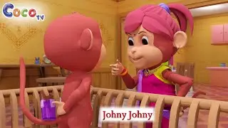 Johny Johny Yes Papa Animal Version | Best Song for Children | Rhymes for Kids | 3D Coco TV