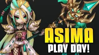 TEST OUT MY NEW LD 5 IN SUMMONERS WAR (ASIMA)