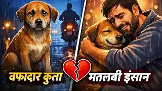 वफादार कुत्ता और मतलबी इंसान | Emotional Animal Story