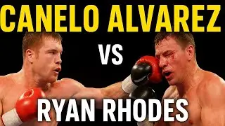 Canelo Alvarez vs Ryan Rhodes &ndash; Brutal TKO Finish! | Full Boxing Fight Highlights HD