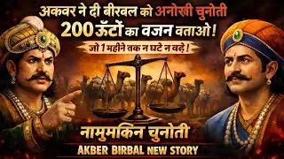 200 ऊँटो का वजन कैसे तय किया बीरबल ने? | दिमाग घुमा देने वाली कहानी | akber birbal moral stories 