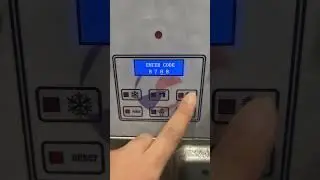 How to change setting in Spaceman 6248 ice cream Machine #viral #shorts #youtubeshorts #spaceman