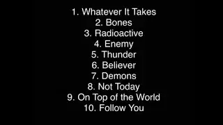 Imagine Dragons Mix of Songs