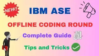 IBM OFFLINE CODING ROUND DATA STRUCTURE ANALYSIS 🔥