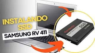 Como instalar SSD no Samsung RV411 passo a passo