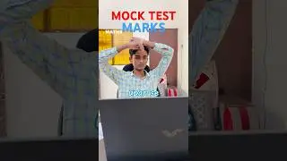 MY JEE MOCK TEST MARKS 😭 JEE TEST MARKS #shorts #minivlog #jee #iitjee #test