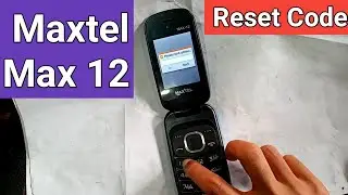 Maxtel max 12 reset code