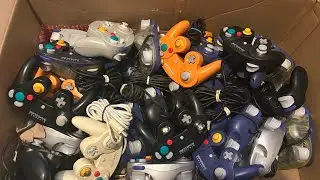 I just got 30 GameCube controllers 