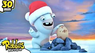 A stupid Christmas 🎅🎁 | RABBIDS INVASION 🐰 | 30mn Compilation | Cartoon for kids