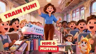 Train Fun 🚆 Little Train Goes Through Tunnel | Kids Train Video 😍