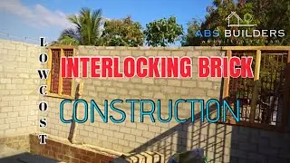 Interlocking brick construction methodology