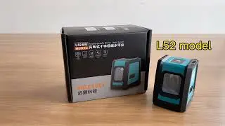 MiLESEEY 2 Lines Laser Level L52R L62 360 Laser Level L6 Green nivel Laser with Battery and Tripod
