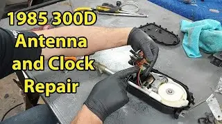 18 000 миль 300D 1985 года!!! - Часть 5. Ремонт антенны и часов