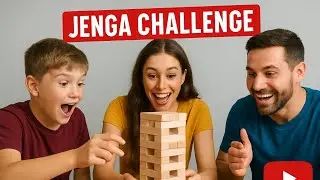 House building competition with Jenga