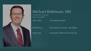 Get to Know Dr. Michael Robinson | Southeast Orthopedic Specialists
